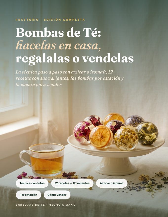 Portada del Recetario de Bombas de Té